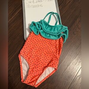 Watermelon Ruffle top one-piece Swimsuit 🍉